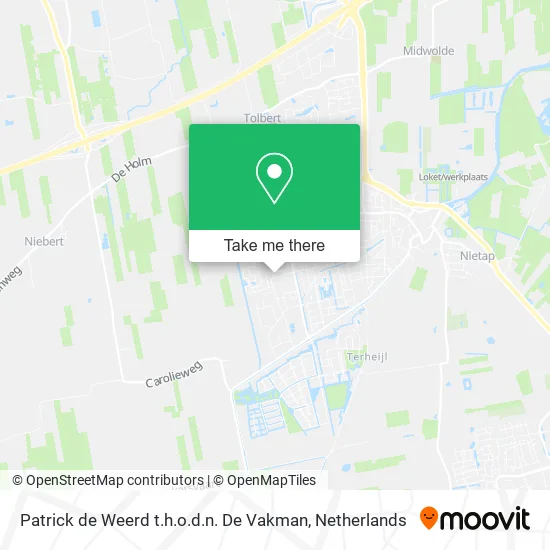Patrick de Weerd t.h.o.d.n. De Vakman map