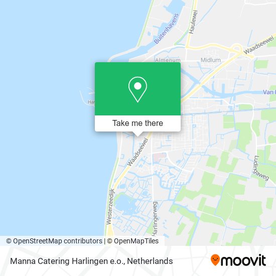 Manna Catering Harlingen e.o. Karte