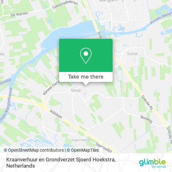 Kraanverhuur en Grondverzet Sjoerd Hoekstra map