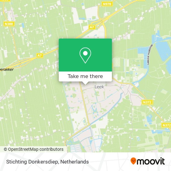 Stichting Donkersdiep Karte