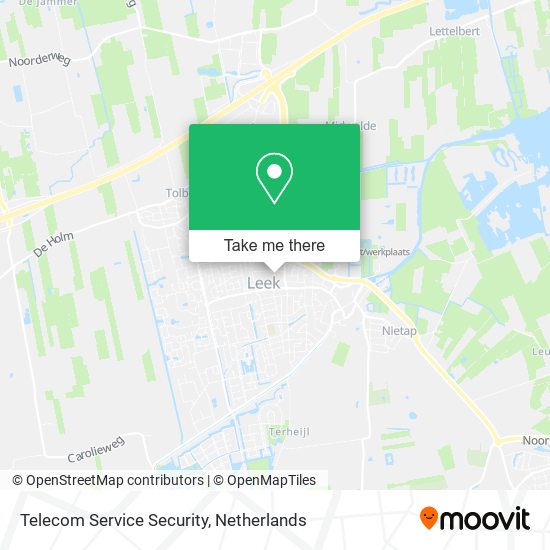 Telecom Service Security map