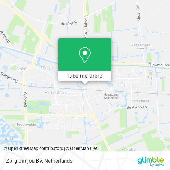 Zorg om jou BV map