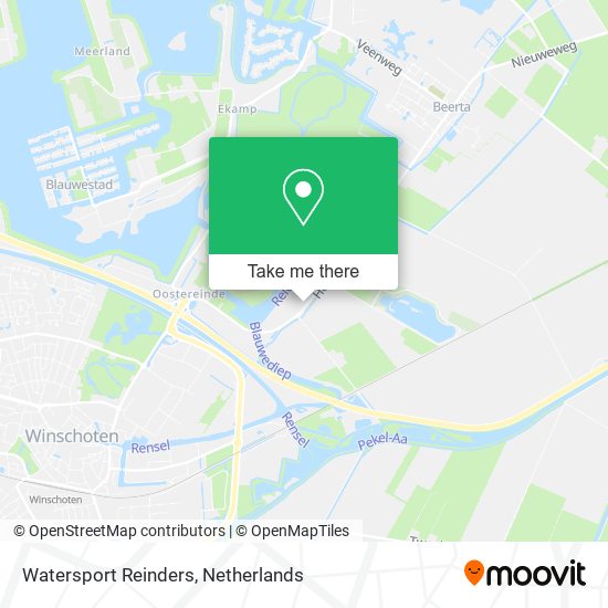 Watersport Reinders map