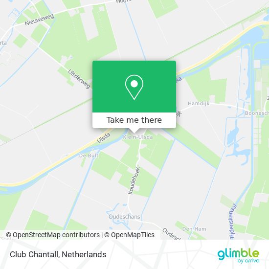 Club Chantall map