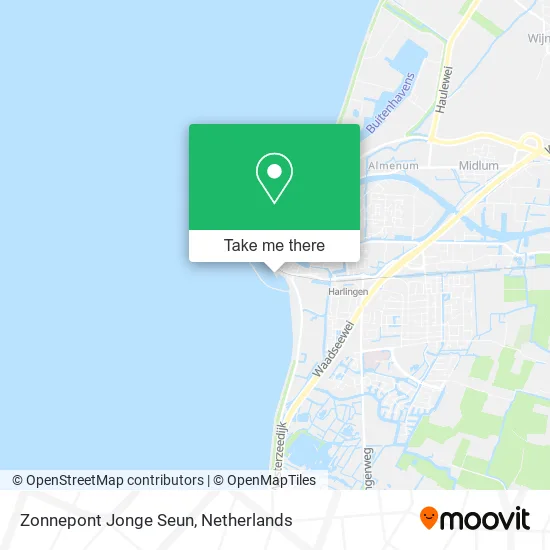 Zonnepont Jonge Seun map