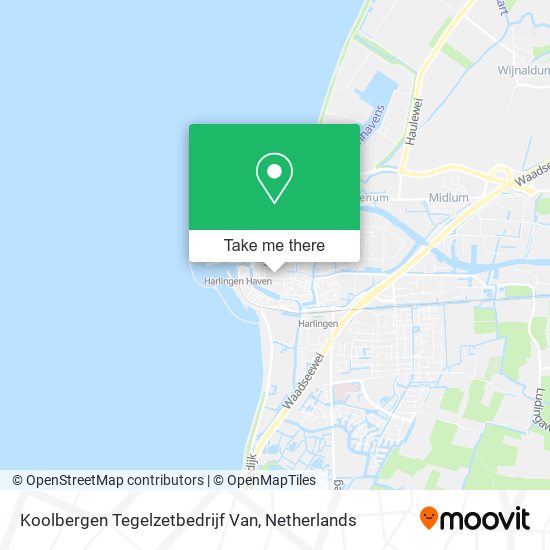 Koolbergen Tegelzetbedrijf Van map