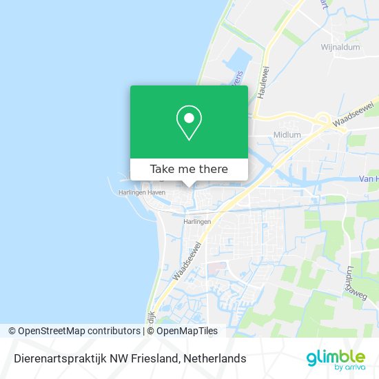 Dierenartspraktijk NW Friesland map