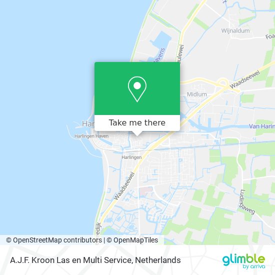 A.J.F. Kroon Las en Multi Service map