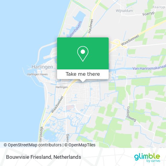 Bouwvisie Friesland Karte