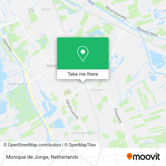 Monique de Jonge map
