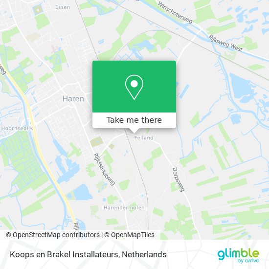 Koops en Brakel Installateurs Karte