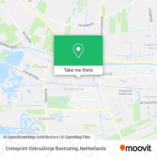 Creteprint Onkruidvrije Bestrating map