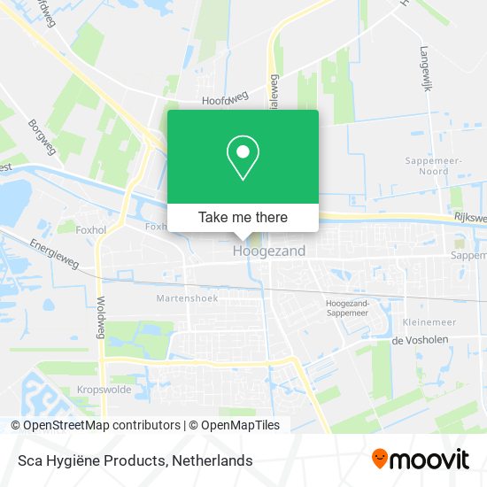 Sca Hygiëne Products map