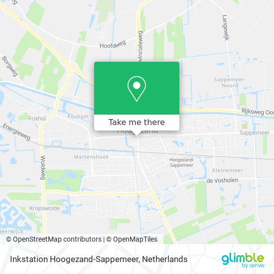 Inkstation Hoogezand-Sappemeer map