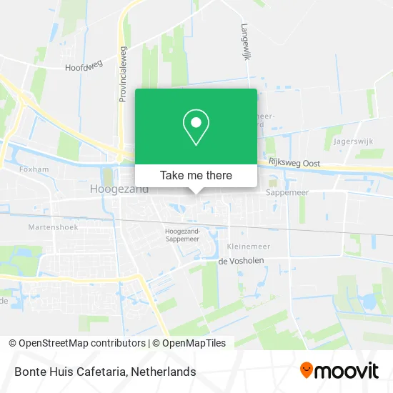 Bonte Huis Cafetaria map