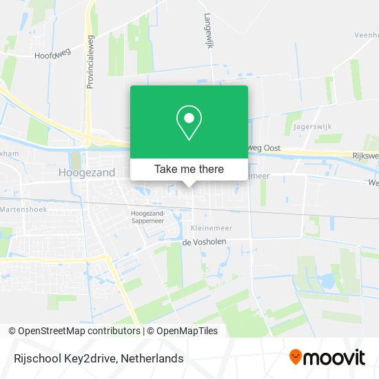 Rijschool Key2drive map