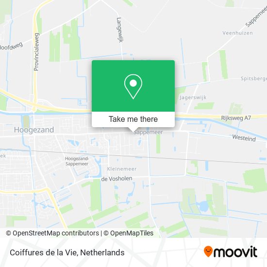 Coiffures de la Vie map