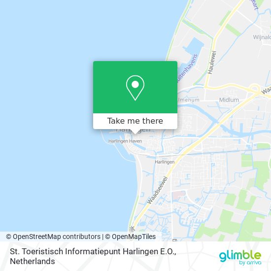 St. Toeristisch Informatiepunt Harlingen E.O. map