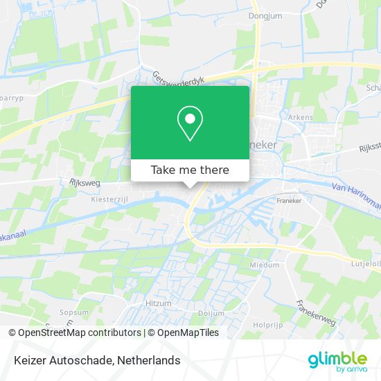 Keizer Autoschade map