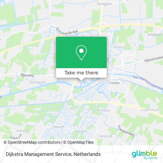 Dijkstra Management Service map