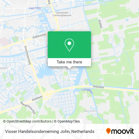 Visser Handelsonderneming John map