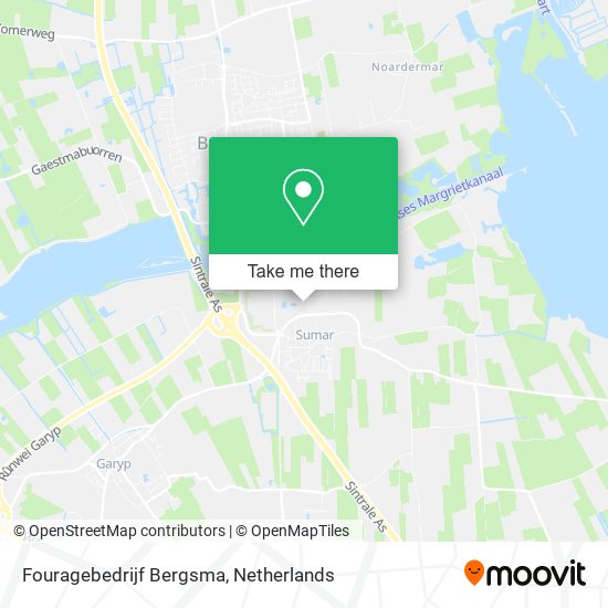 Fouragebedrijf Bergsma map