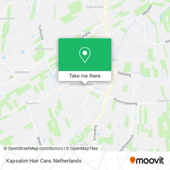 Kapsalon Hair Care map