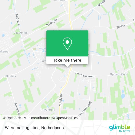 Wiersma Logistics map