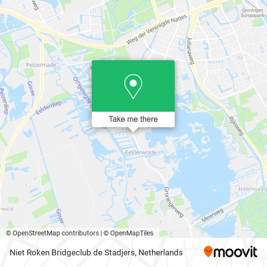 Niet Roken Bridgeclub de Stadjers map