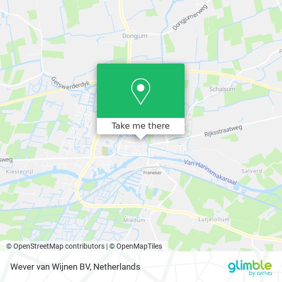 Wever van Wijnen BV Karte