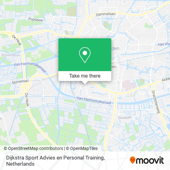 Dijkstra Sport Advies en Personal Training map