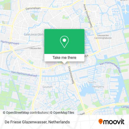 De Friese Glazenwasser map