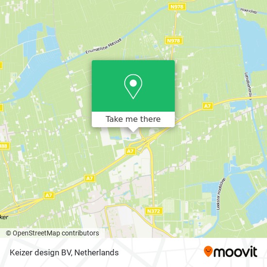 Keizer design BV map