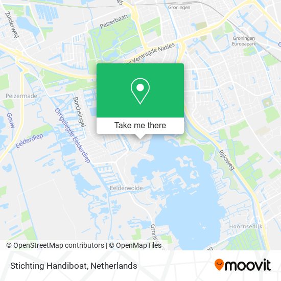 Stichting Handiboat map