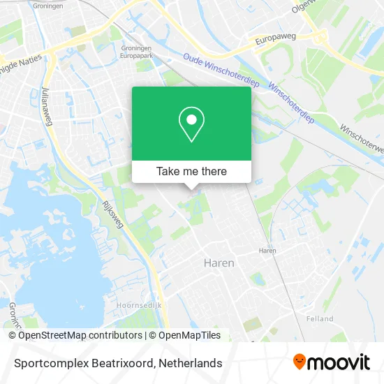 Sportcomplex Beatrixoord map