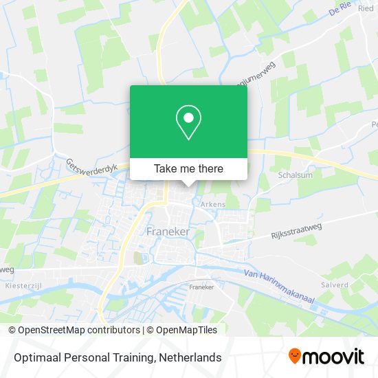 Optimaal Personal Training map