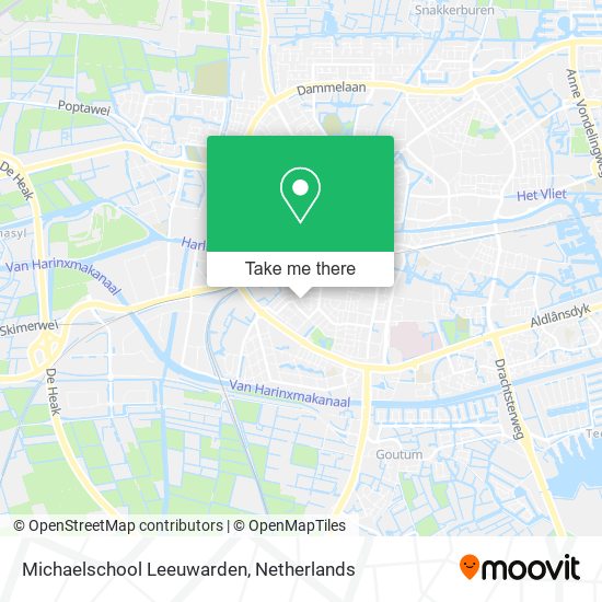 Michaelschool Leeuwarden map