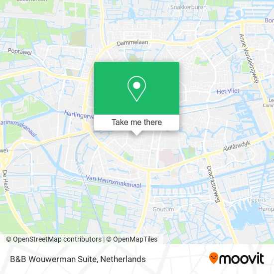 B&B Wouwerman Suite map