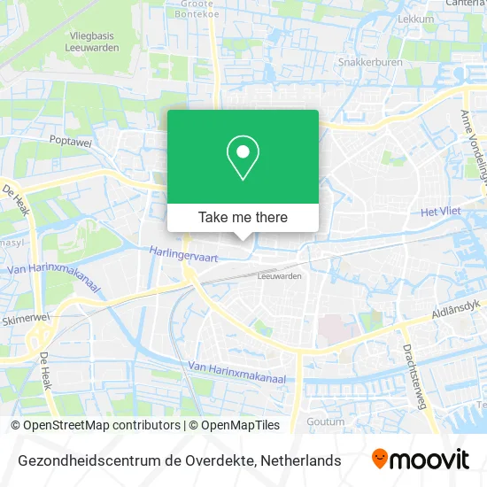 Gezondheidscentrum de Overdekte map