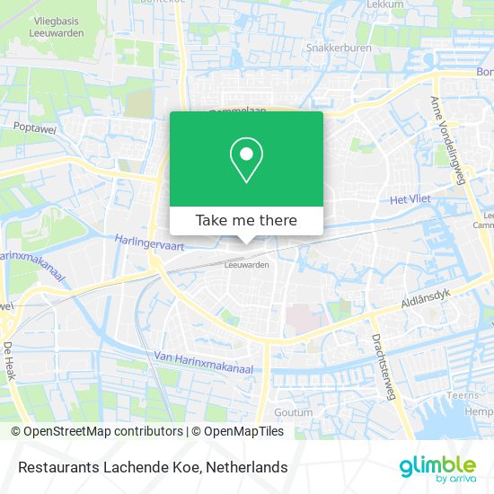 Restaurants Lachende Koe map