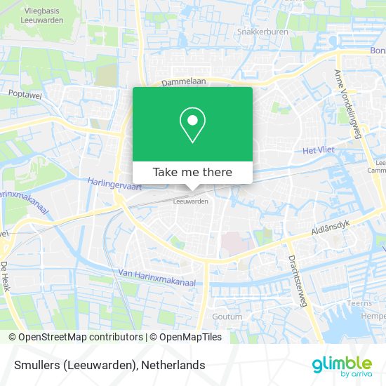 Smullers (Leeuwarden) map