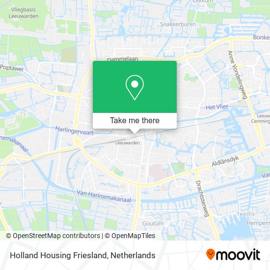 Holland Housing Friesland Karte