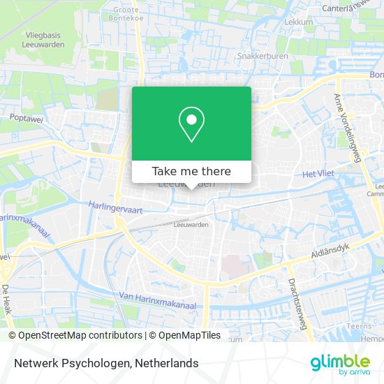 Netwerk Psychologen map