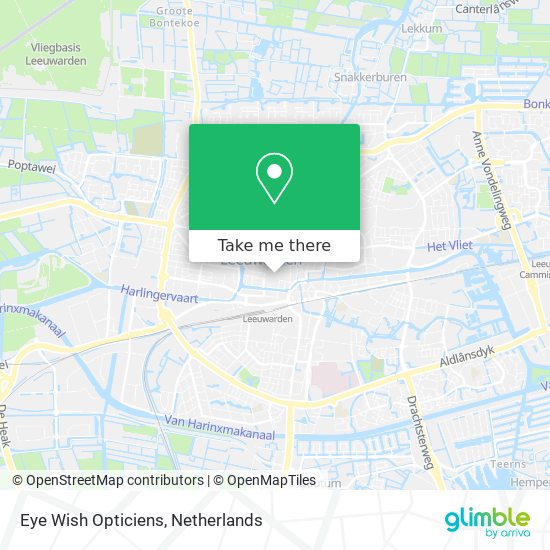 Eye Wish Opticiens map