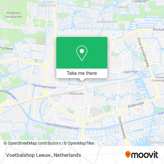 Voetbalshop Leeuw. map