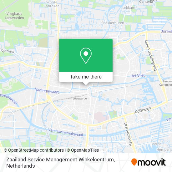 Zaailand Service Management Winkelcentrum map