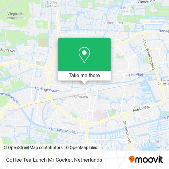 Coffee Tea-Lunch Mr Cocker map