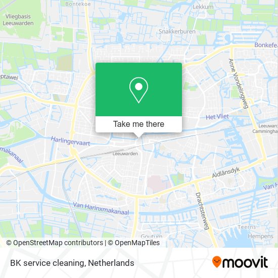 BK service cleaning map