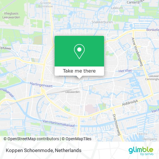 Koppen Schoenmode map