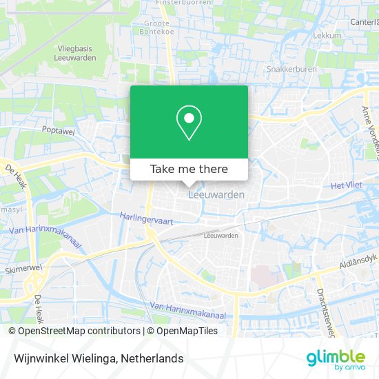 Wijnwinkel Wielinga Karte